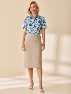 Discount Chemisier manches courtes Femme Chemisier, Blouse