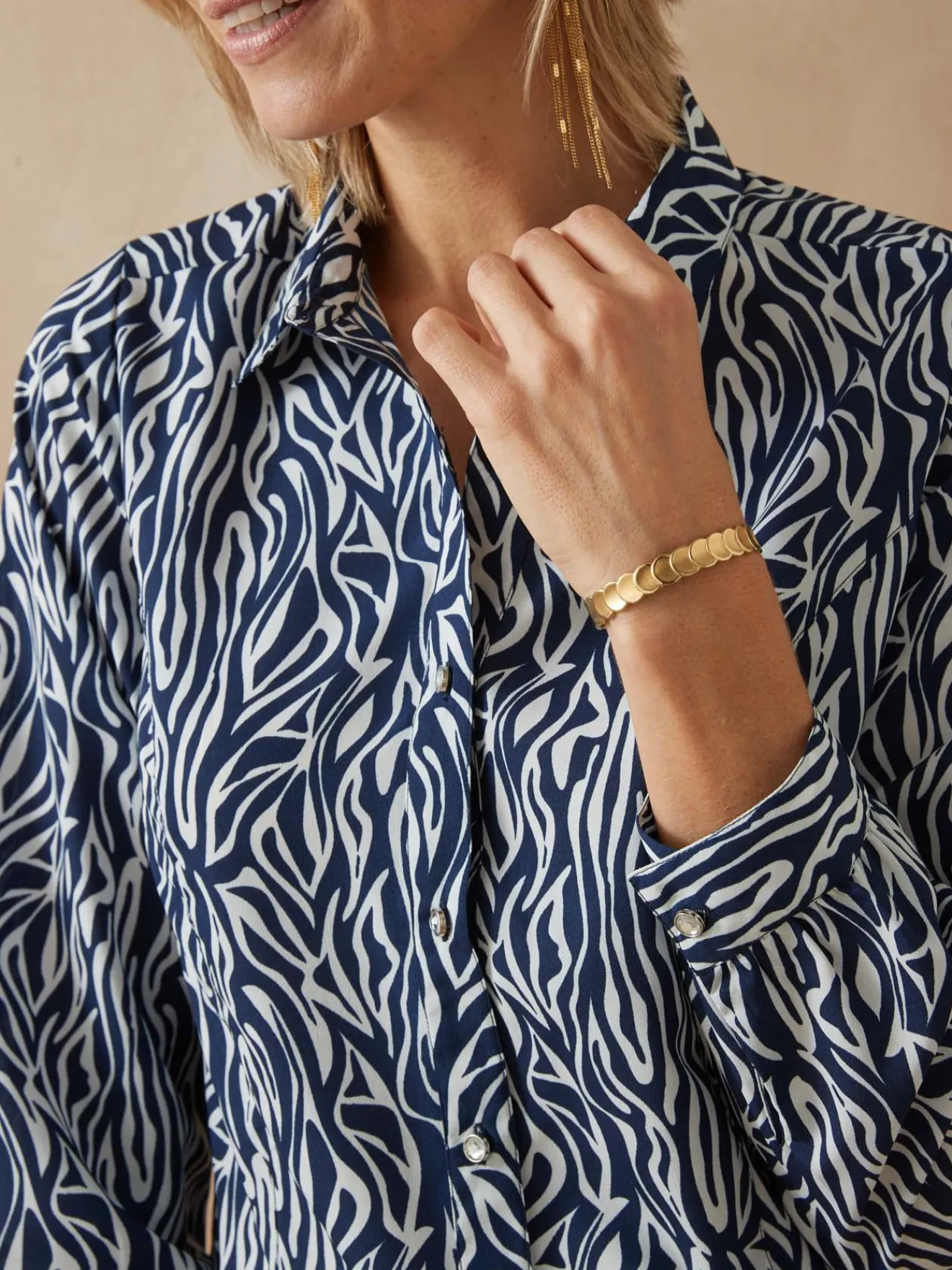 Outlet Chemisier toucher doux Femme Chemisier, Blouse