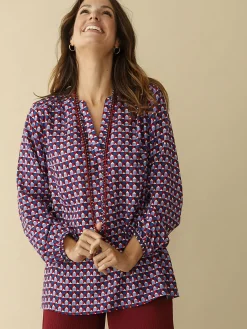Hot Chemisier tunique Femme Tunique|Chemisier, Blouse
