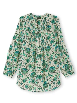 New Chemisier tunique à petits plis Femme Tunique|Chemisier, Blouse