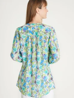 Sale Chemisier tunique à petits plis Femme Tunique|Chemisier, Blouse