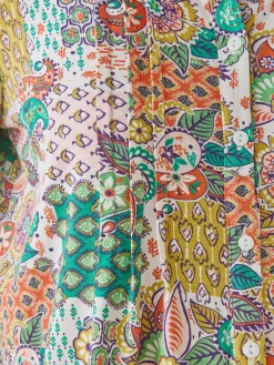 Online Chemisier tunique en maille fluide Femme Tunique|Chemisier, Blouse