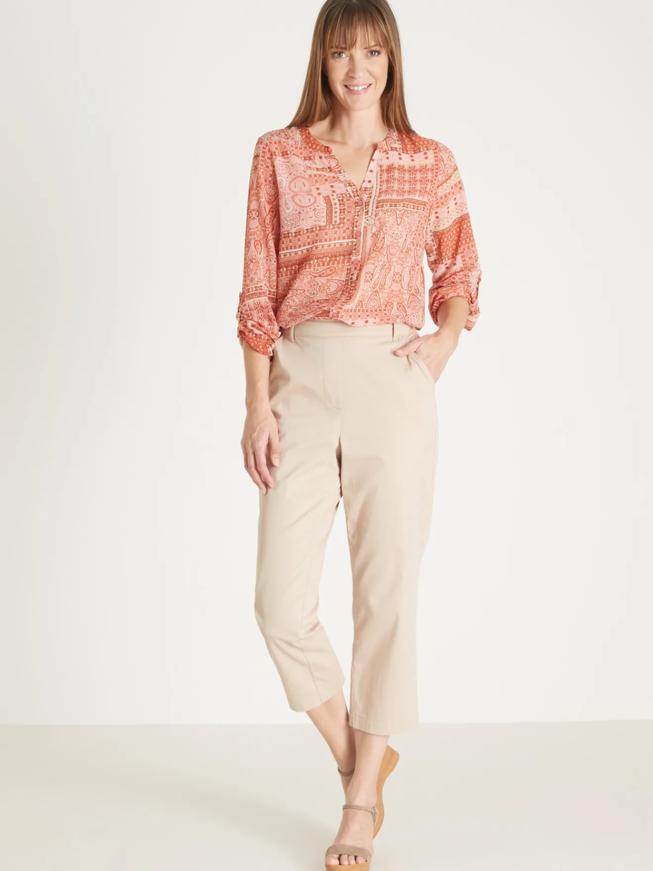 Sale Chemisier tunique fluide Femme Chemisier, Blouse