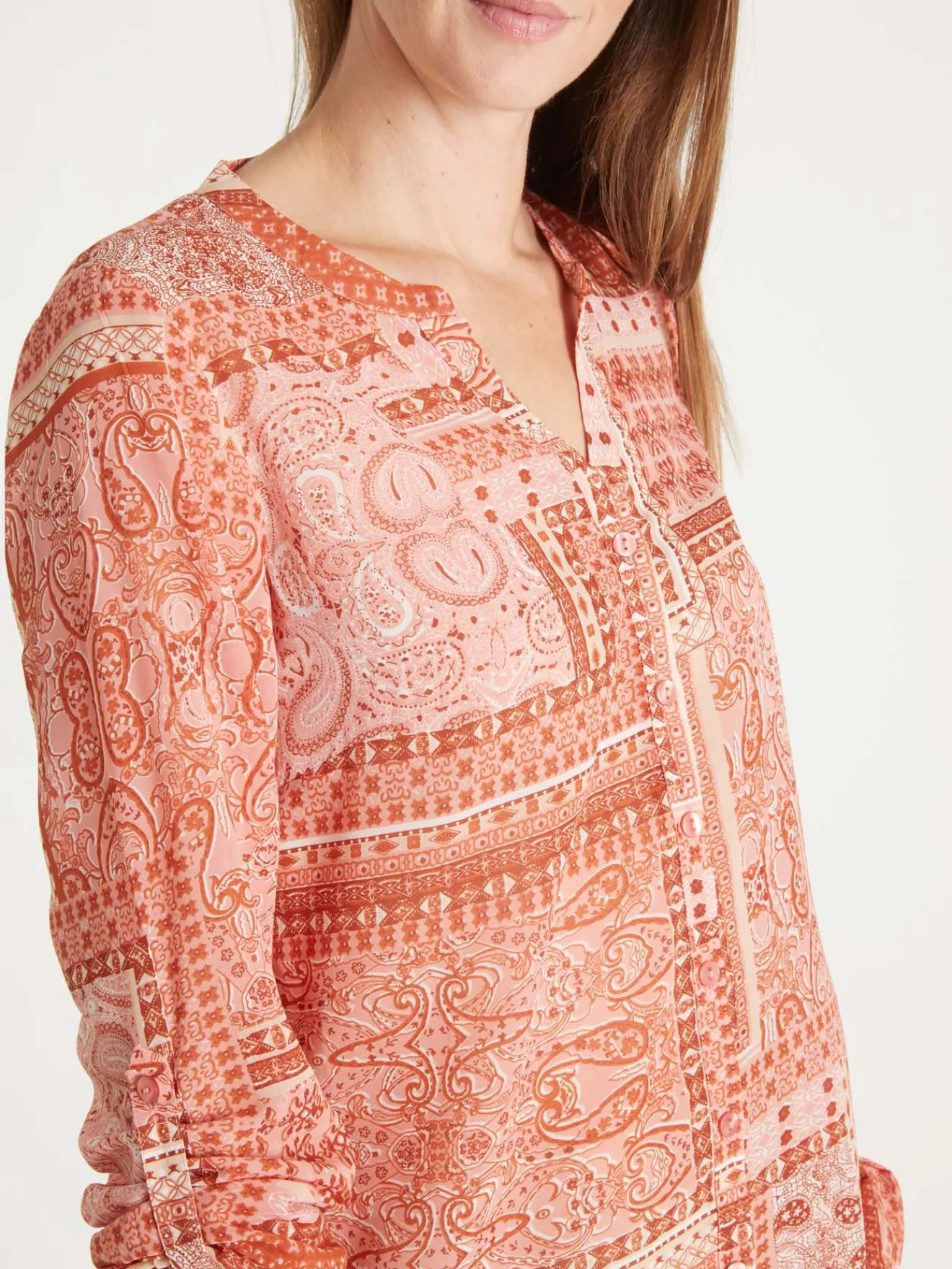 Sale Chemisier tunique fluide Femme Chemisier, Blouse