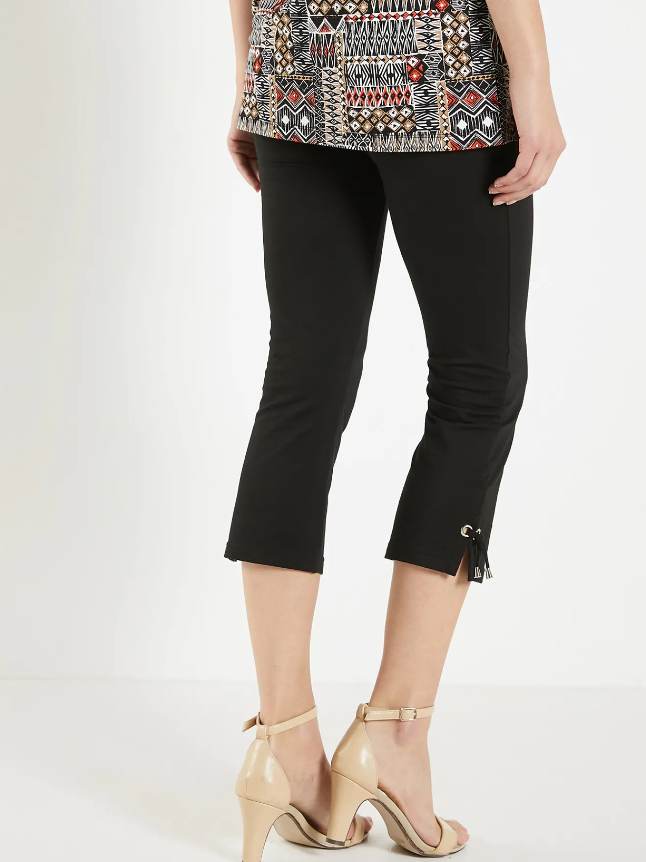 Online Corsaire à lacets Femme Pantalon