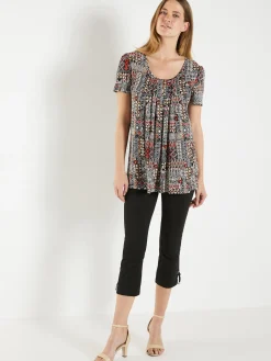 Online Corsaire à lacets Femme Pantalon