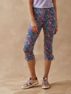 Online Corsaire à lacets Femme Pantalon