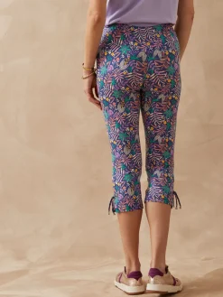 Online Corsaire à lacets Femme Pantalon