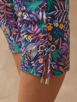 Online Corsaire à lacets Femme Pantalon