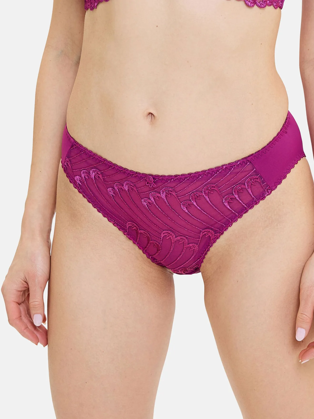 Discount Culotte microfibre et broderie Narcisse Culotte, Slip, Shorty