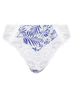 Online Culotte microfibre imprimée et dentelle Culotte, Slip, Shorty