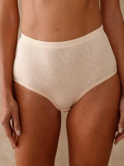 Clearance Culottes en maille jacquard lot de 4 Culotte, Slip, Shorty