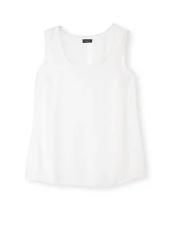 Discount Débardeur en crêpe avec dentelle Femme Chemisier, Blouse