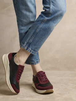 New Derbies à aérosemelle amovible Femme Baskets, Derbies