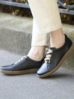 Derbies à lacets élastiqués Femme Baskets, Derbies