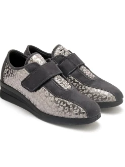 Outlet Derbies à scratch spécial hallux valgus Femme Baskets, Derbies