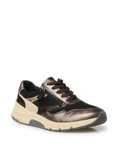 Hot Derbies avec zip et lacets Femme Baskets, Derbies