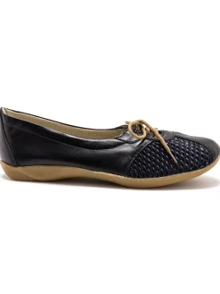 Clearance Derbies côtés extensibles cuir Femme Baskets, Derbies