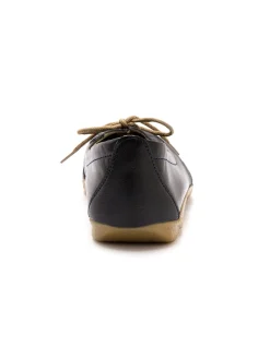 Clearance Derbies côtés extensibles cuir Femme Baskets, Derbies