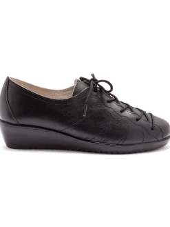 Clearance Derbies cuir à lacets extra larges Femme Baskets, Derbies