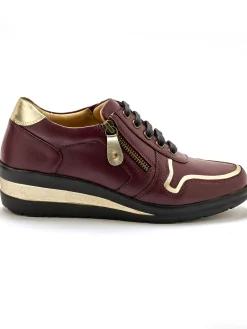 Online Derbies détails métallisés zip et lacets Femme Baskets, Derbies