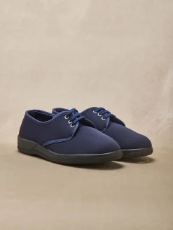 Sale Derbies en maille légèrement extensible Femme Chaussures En Toile