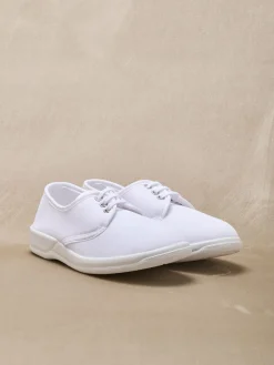 Outlet Derbies en maille légèrement extensible Femme Chaussures En Toile