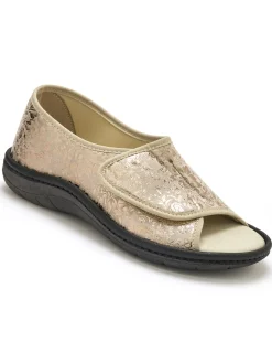 Outlet Derbies extensibles à scratch Femme Chaussures En Toile