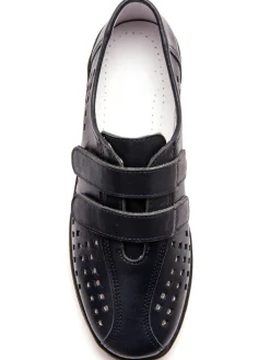 Clearance Derbies scratchées à semelle amovible Femme Baskets, Derbies