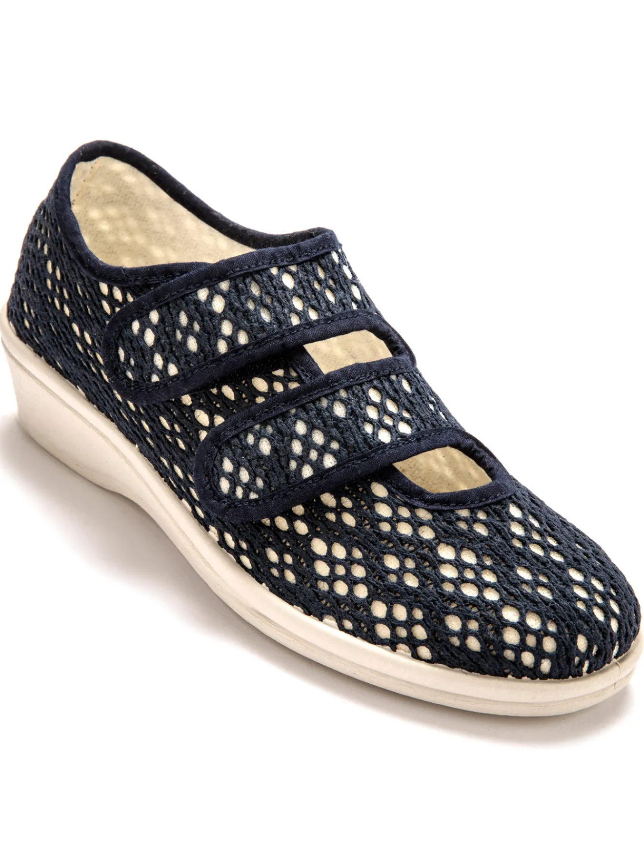 Derbies souples toile et éponge Femme Chaussures En Toile