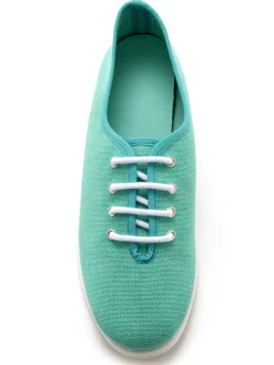 Derbies textile recyclé Femme Chaussures En Toile