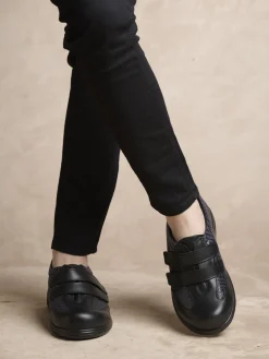 Hot Derbies ultra larges 2 pattes scratchs Femme Baskets, Derbies