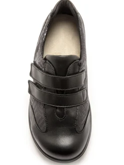 Hot Derbies ultra larges 2 pattes scratchs Femme Baskets, Derbies