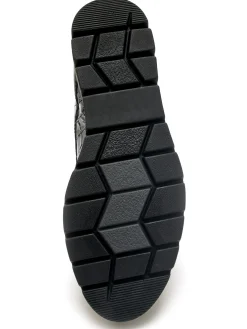 Clearance Derbies vernis façon croco Femme Baskets, Derbies