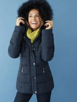 Clearance Doudoune à capuche amovible Femme Manteau, Parka