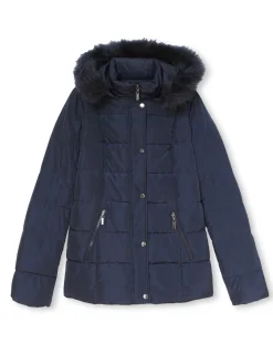 Clearance Doudoune à capuche amovible Femme Manteau, Parka