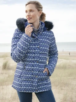 Outlet Doudoune à capuche amovible Femme Manteau, Parka