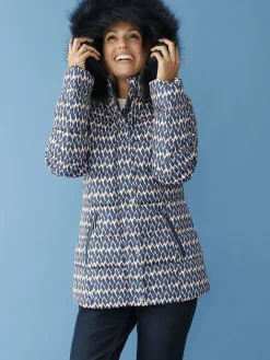 Discount Doudoune à capuche amovible Femme Manteau, Parka