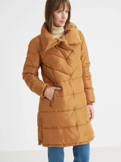 Clearance Doudoune matelassée col montant Femme Manteau, Parka