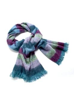 Online Echarpe rayée avec mohair Femme Accessoires Et Bijoux