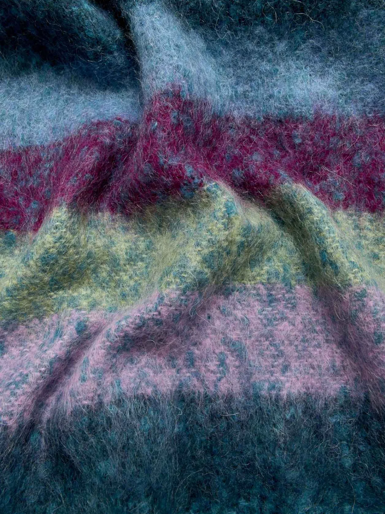 Online Echarpe rayée avec mohair Femme Accessoires Et Bijoux