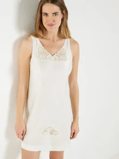 Outlet Fond de robe maille satinée 90 cm Fond De Robe, Jupon