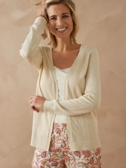 Best Gilet ajouré bord à bord Femme Gilet