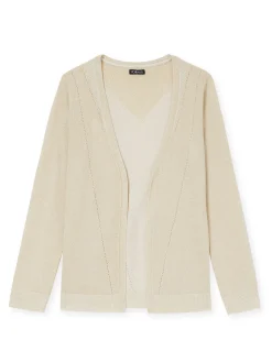 Best Gilet ajouré bord à bord Femme Gilet