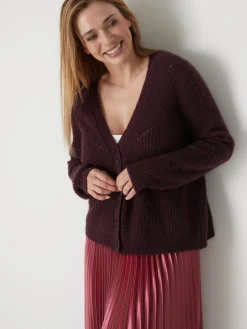 Best Gilet avec laine et mohair Femme Gilet