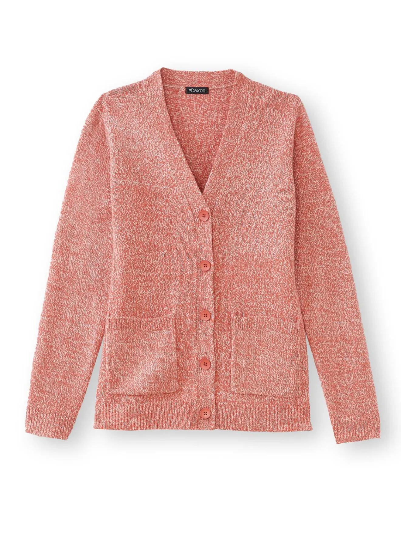 Outlet Gilet classique en maille chinée Femme Gilet