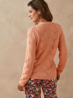 Online Gilet en côtes perlées Femme Gilet