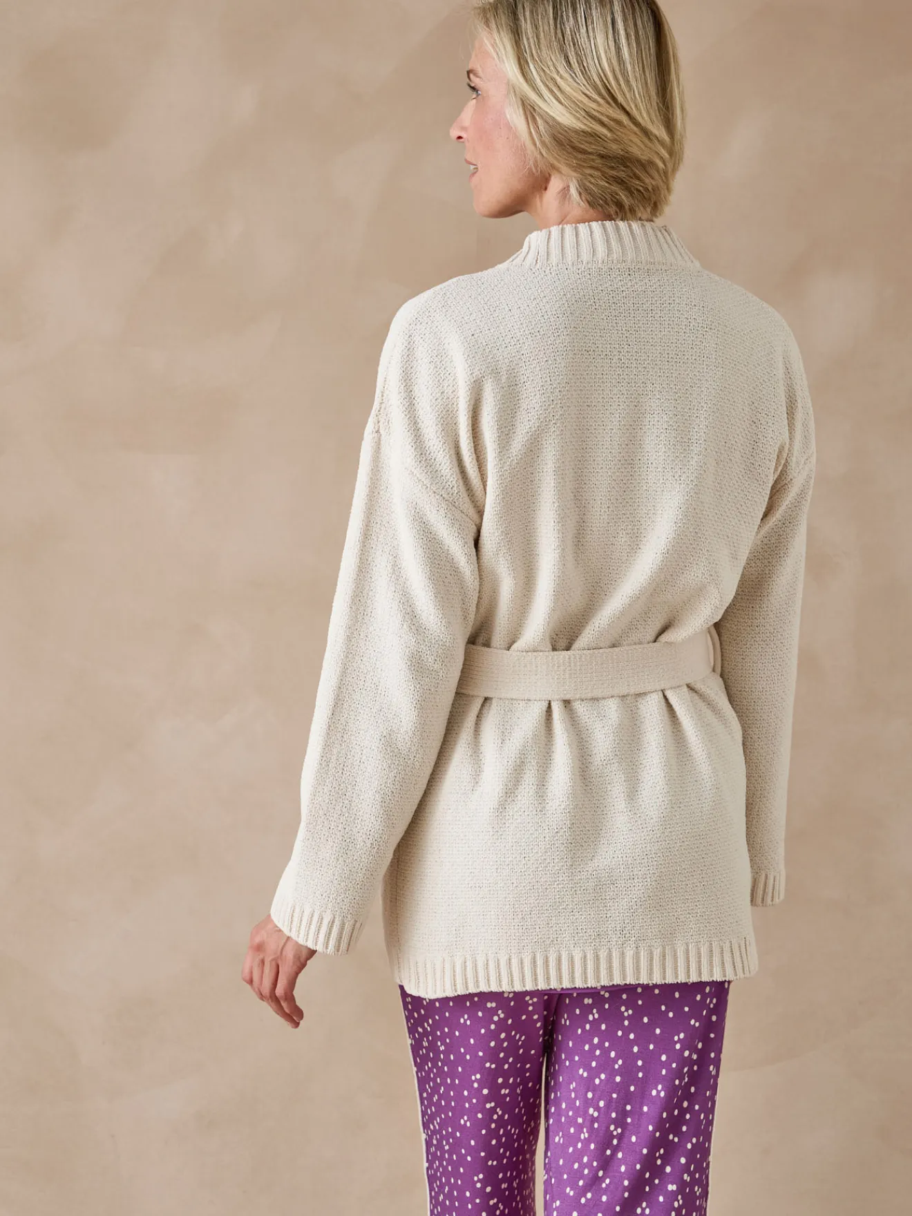 Clearance Gilet en maille bouclette Peignoir, Robe De Chambre