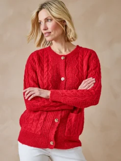 Outlet Gilet en maille fantaisie Femme Gilet