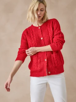 Outlet Gilet en maille fantaisie Femme Gilet